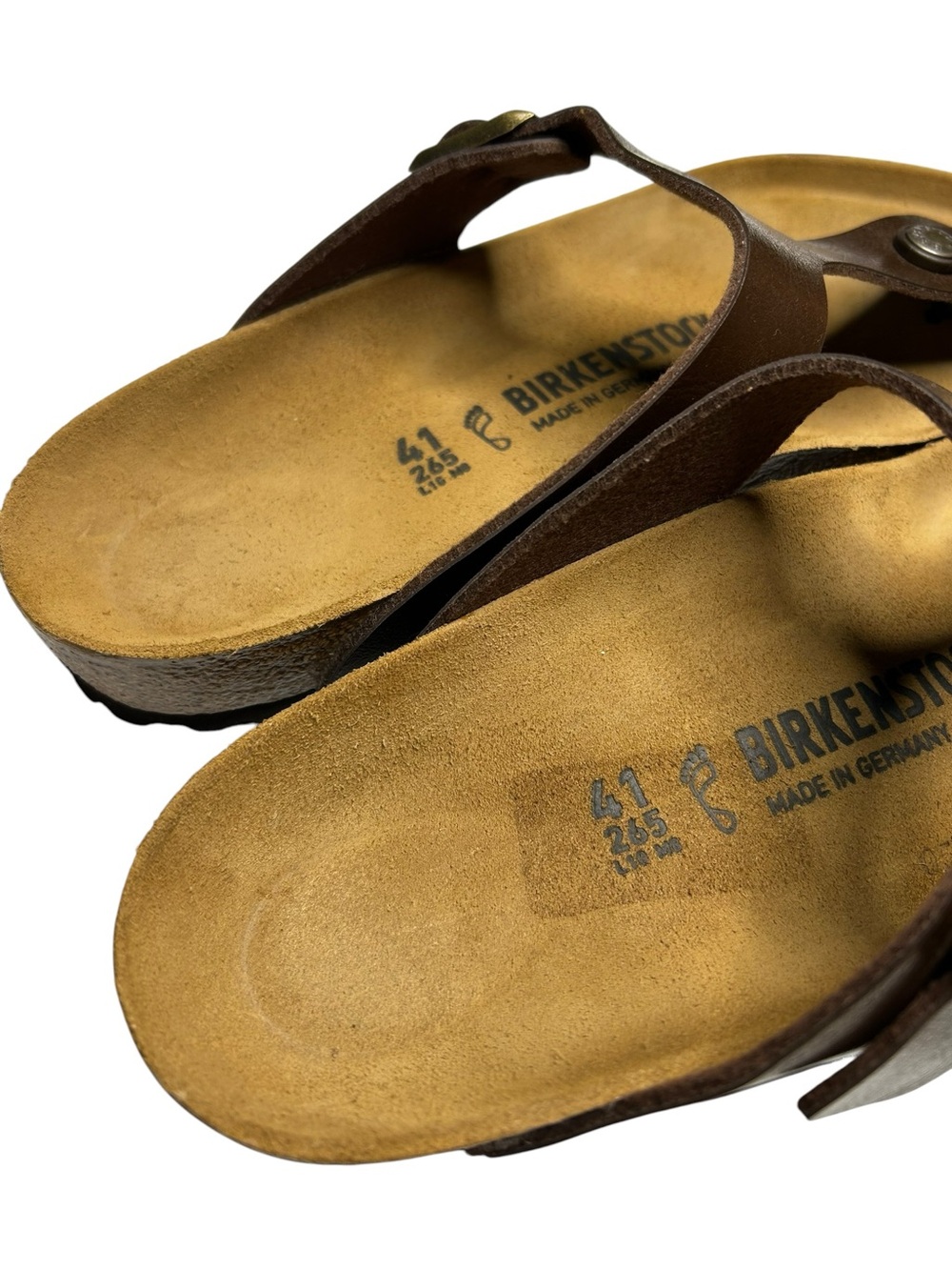 Birkenstock Gizeh Graceful Toffee Metallic Sandals EU 41 Regular Wide - Picture 12 of 12